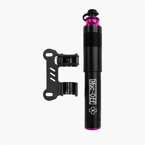MUC-OFF Mini pump AirMach 7,6 bar/110 psi Black/pink